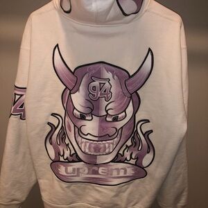 Supreme zip up hoodie